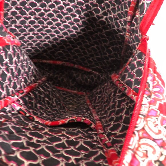 Vera Bradley Backpack Red Paisley Print Quilted Fabric main image 9